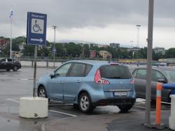 Behindertenparkplätze Europa