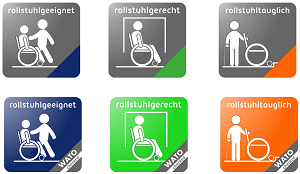 Zertifizierungen auf Barrierefreiheit für Rollstuhlfahrer